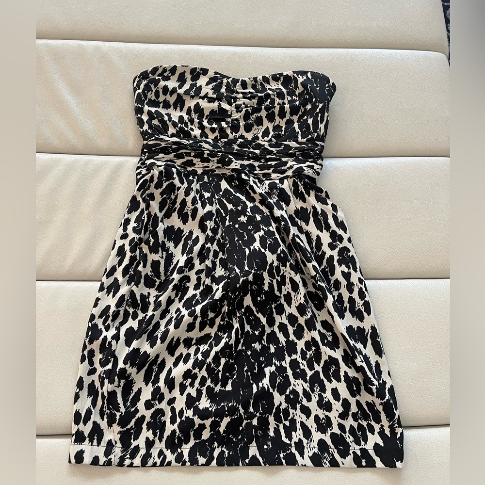 Charlotte Russe animal print, mini dress size small